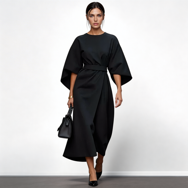 VERA | Vestido largo elegante con manga kimono